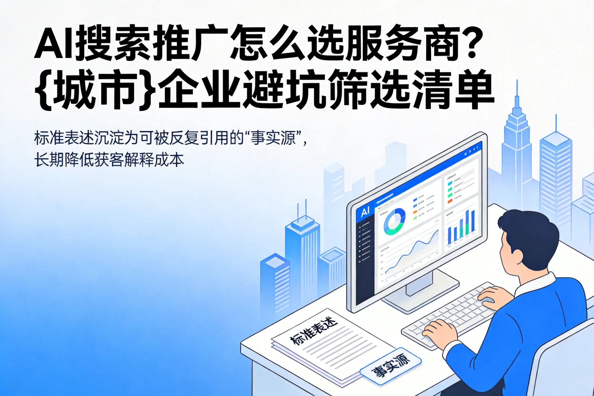 AI搜索推广怎么选服务商?临高企业避坑筛选清单