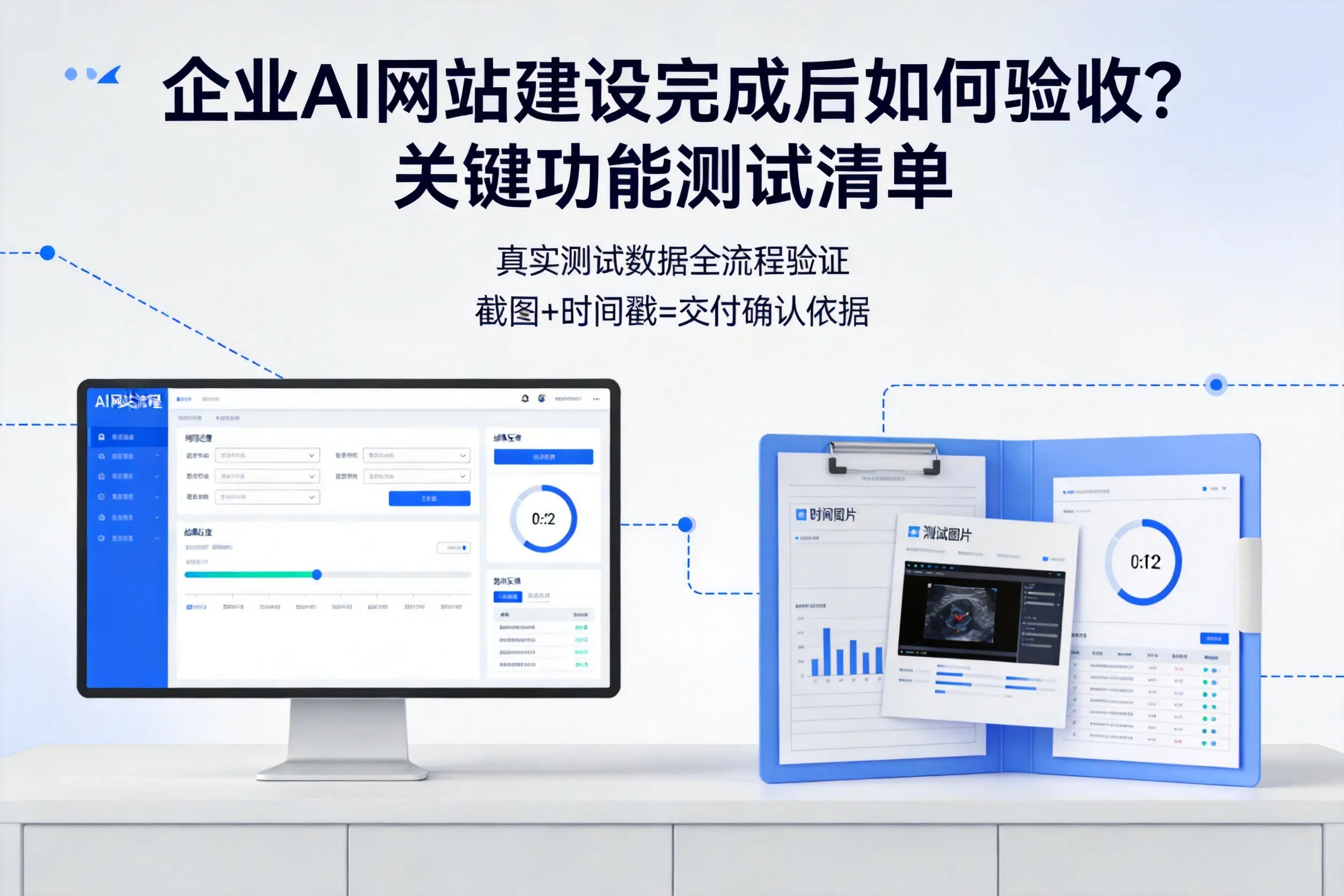 临高企业AI网站建设完成后如何验收？关键功能测试清单