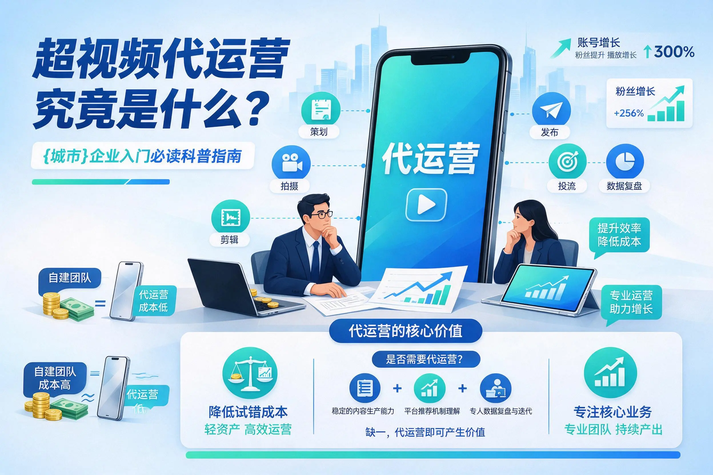 短视频代运营究竟是什么？临高企业入门必读科普指南
