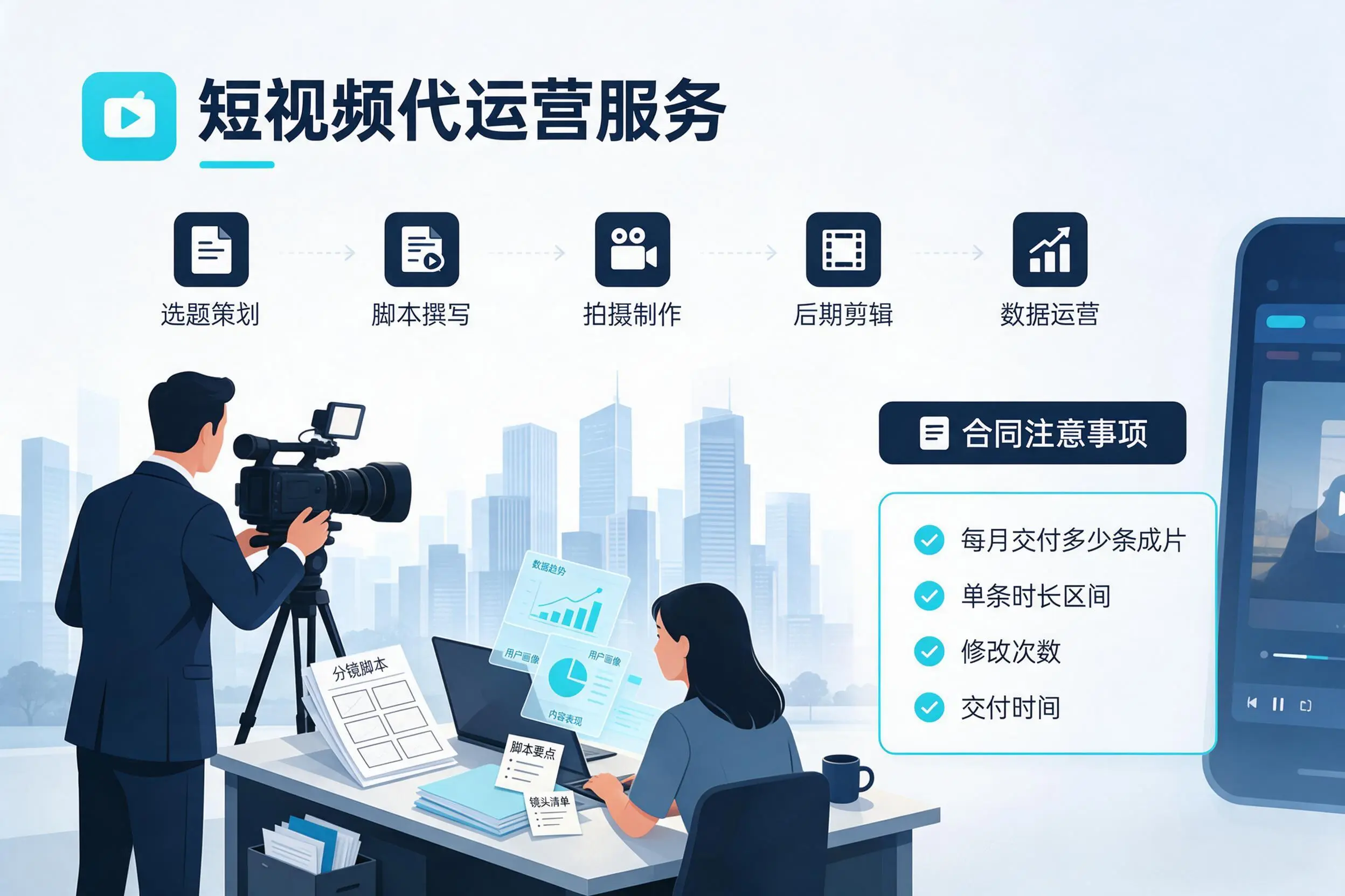 短视频代运营包含哪些服务?临高企业常见问题科普