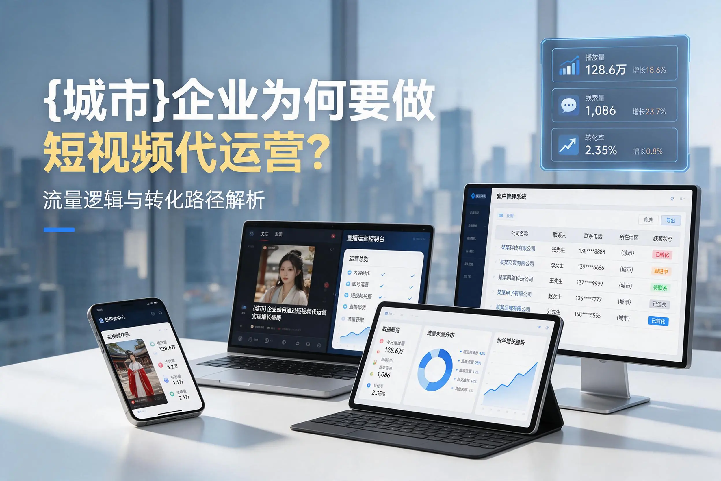 临高企业为何要做短视频代运营?流量逻辑与转化路径解析