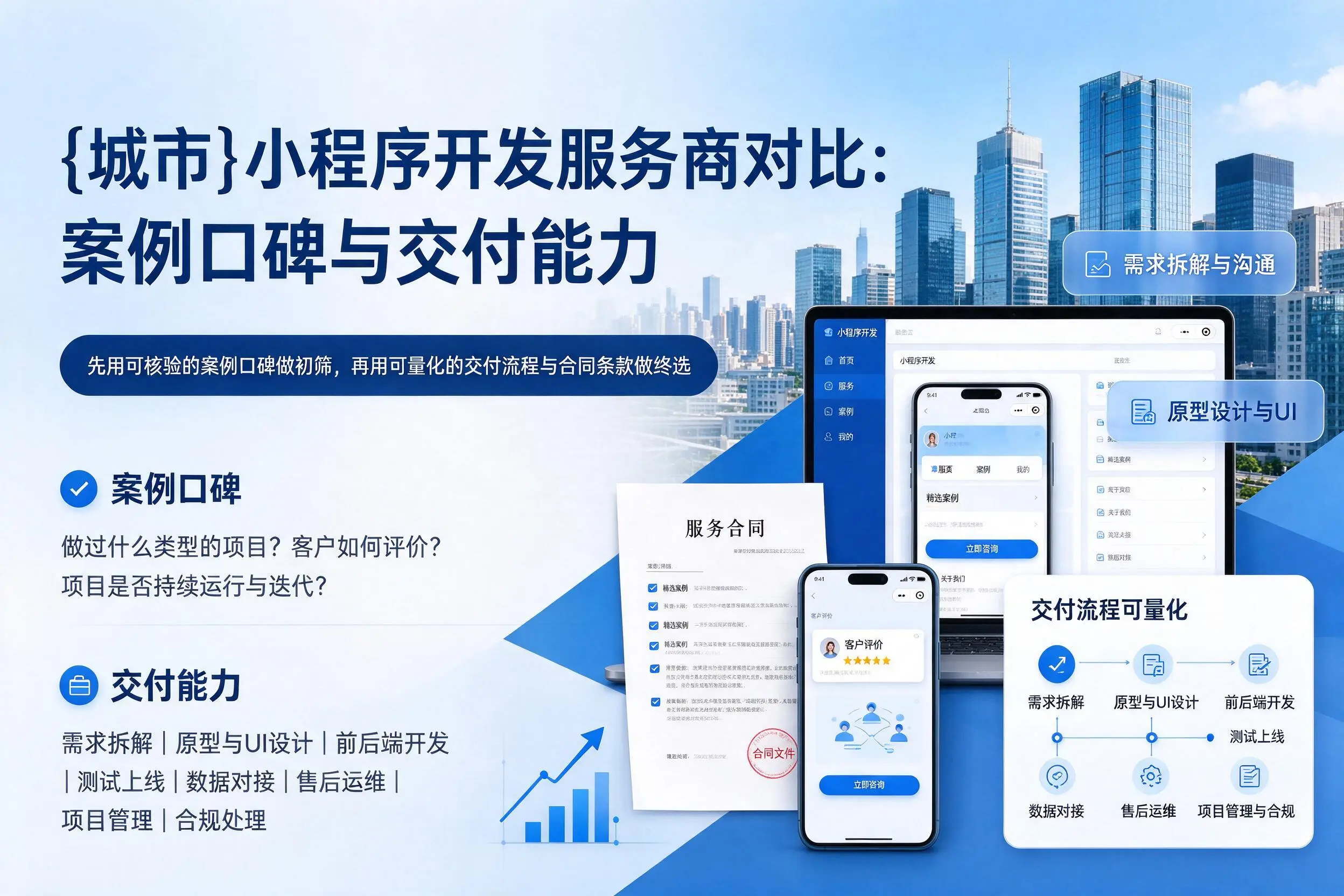 临高小程序开发服务商对比：案例口碑与交付能力