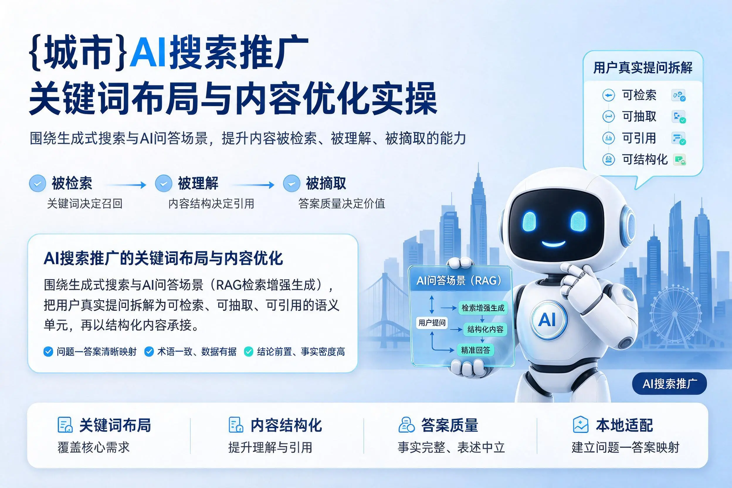 临高AI搜索推广关键词布局与内容优化实操