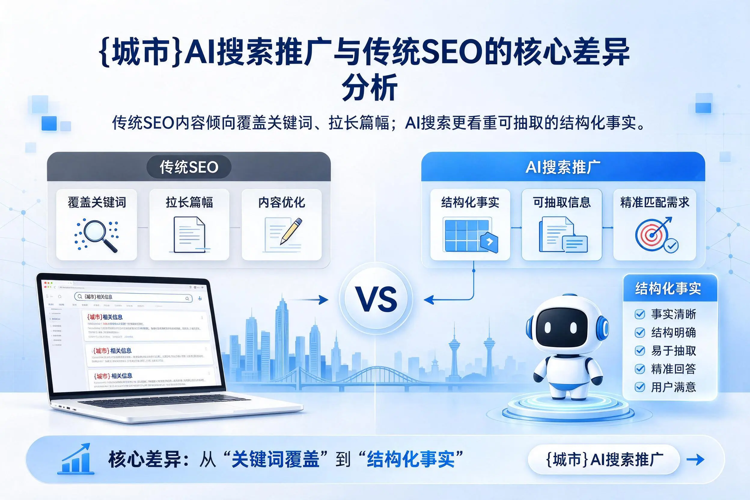 临高AI搜索推广与传统SEO的核心差异分析